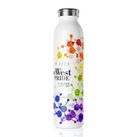 Thumbnail for Rainbow Flag Slim Water Bottle Key West Pride - My Rainbow is In My DNA SHAVA CO