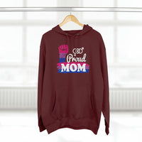 Thumbnail for Bisexual Flag Mother's Day Unisex Premium Pullover Hoodie - Proud Mom Printify