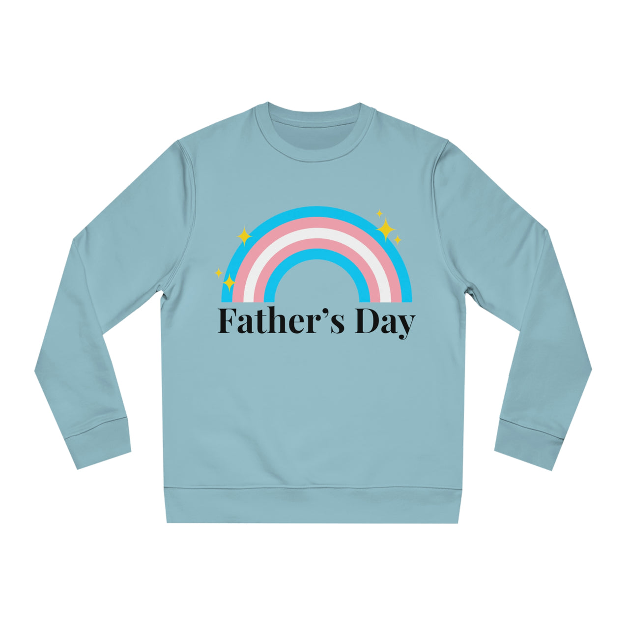 Transgender Pride Flag Sweatshirt Unisex Size - Father's Day Printify
