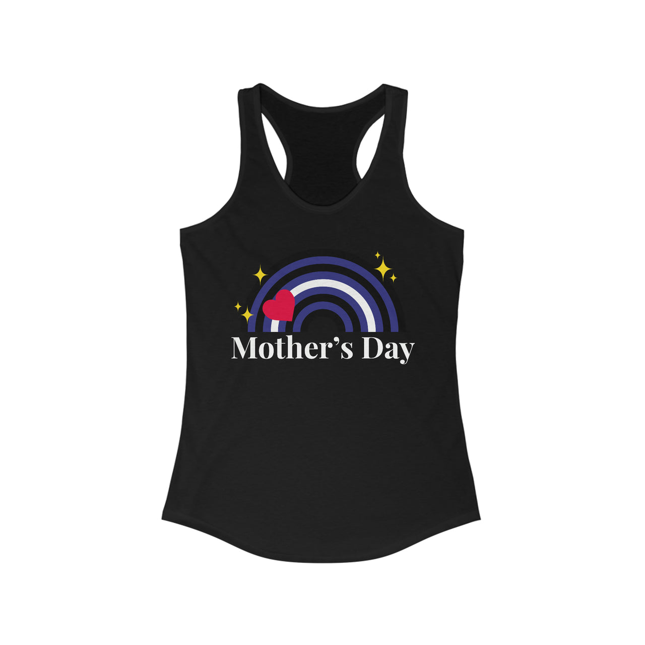 Leather Pride Flag Mother's Day Ideal Racerback Tank - Mother's Day SHAVA CO