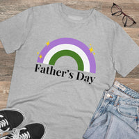 Thumbnail for Genderqueer Pride Flag T-shirt Unisex Size - Father's Day Printify