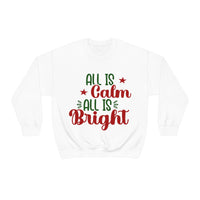 Thumbnail for Merry Christmas Unisex Sweatshirts , Sweatshirt , Women Sweatshirt , Men Sweatshirt ,Crewneck Sweatshirt, All Is Calm All Is Bright Printify