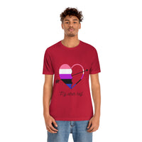 Thumbnail for Genderfluid  Flag LGBTQ Affirmation T-shirt  Unisex Size - My Other Half Printify