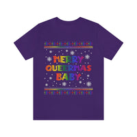 Thumbnail for Classic Unisex Christmas LGBTQ T-Shirt - Merry Queermas Baby Printify