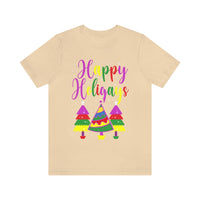 Thumbnail for Classic Unisex Christmas LGBTQ T-Shirt -  Happy Holigays Printify