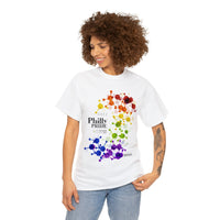 Thumbnail for SHAVA CO Rainbow Flag 2023 Pride, Philly Unisex Heavy Cotton Tee - My Rainbow Is In My DNA Printify