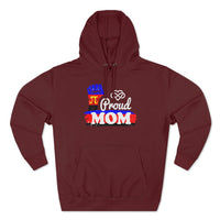 Thumbnail for Polyamory Flag Mother's Day Unisex Premium Pullover Hoodie - Proud Mom Printify