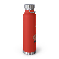 Thumbnail for Affirmation Feminist pro choice Copper Vacuum insulated bottle 22oz -  Love the Skin You're In Printify