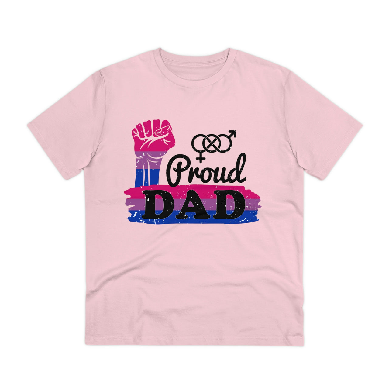 Bisexual Pride Flag T-shirt Unisex Size - Proud Dad Printify