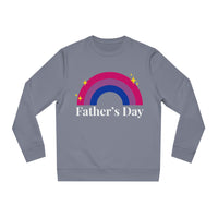 Thumbnail for Bisexual Pride Flag Sweatshirt Unisex Size - Father's Day Printify