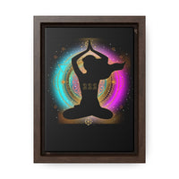 Thumbnail for Yoga Spiritual Meditation Canvas Print With Vertical Frame - Alignment 222 Angel Number Printify