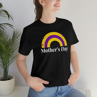 Thumbnail for Intersex Pride Flag Mother's Day Unisex Short Sleeve Tee - Mother's Day SHAVA CO