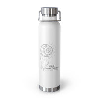 Thumbnail for Yoga Spiritual Meditation Copper Vacuum Insulated Bottle 22oz  – Protection 444 Angel Number Printify