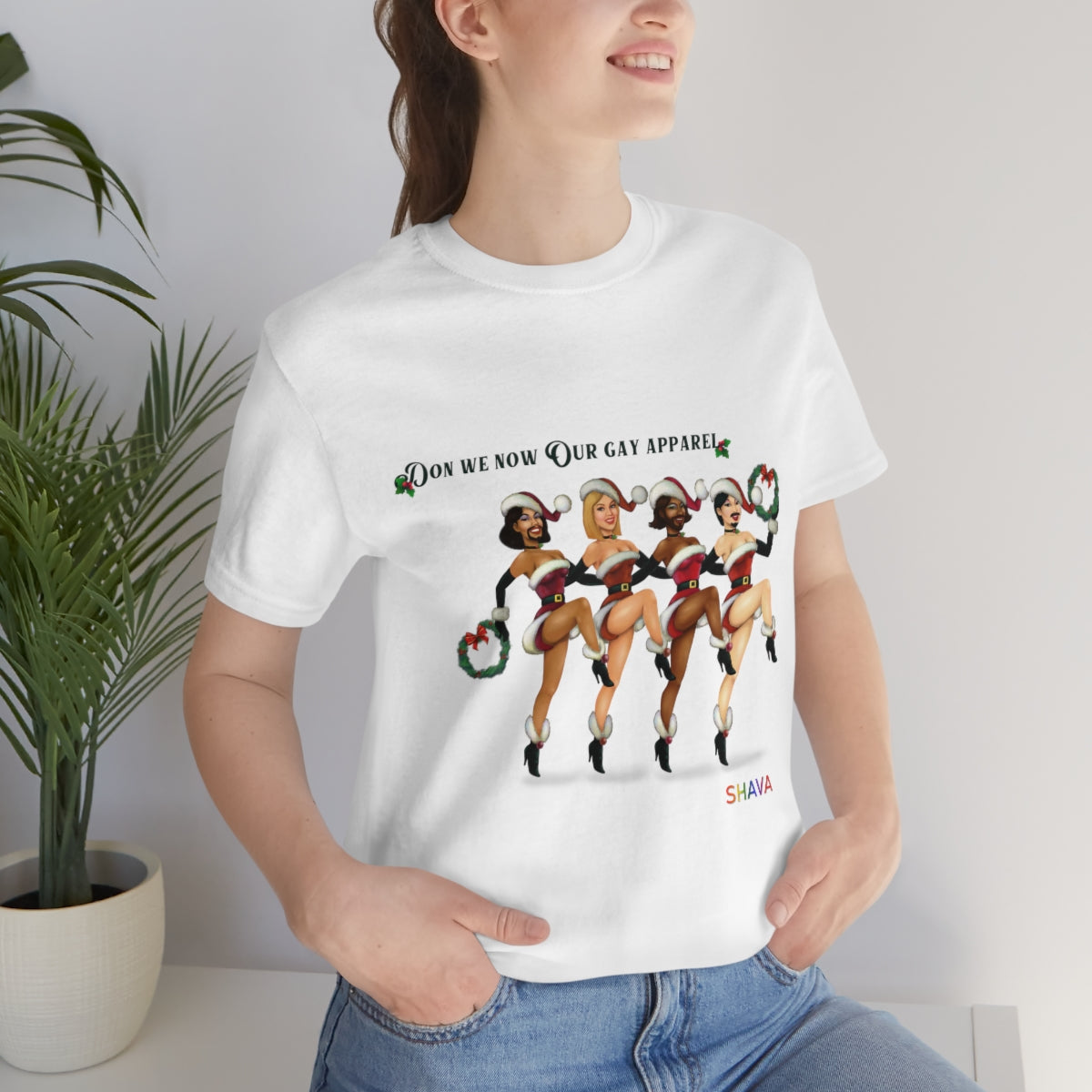 Classic Unisex Christmas LGBTQ Holigays T-Shirt - Our Gay Apparel Printify