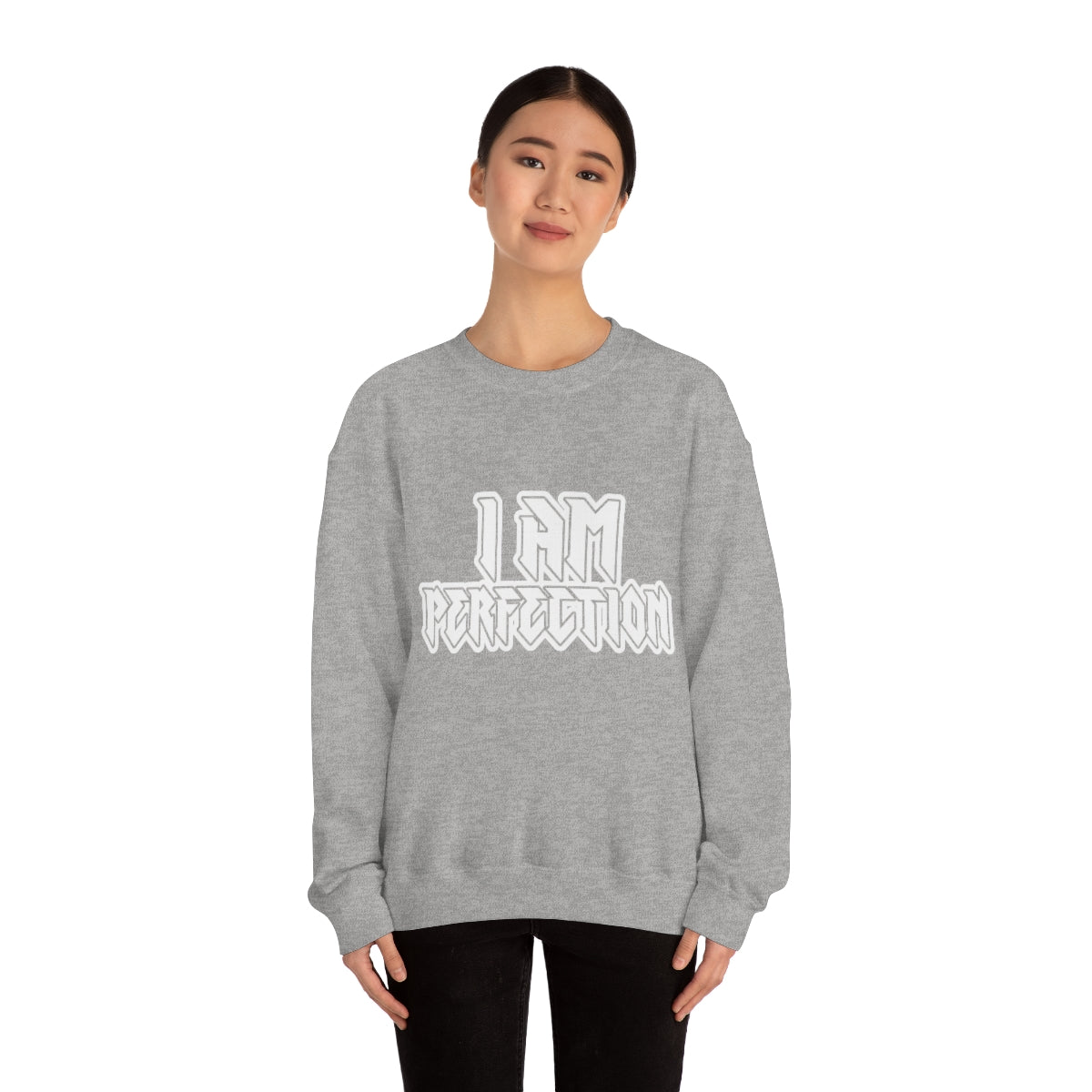 Affirmation Feminist Pro Choice Sweatshirt Unisex  Size – I Am Perfection Printify