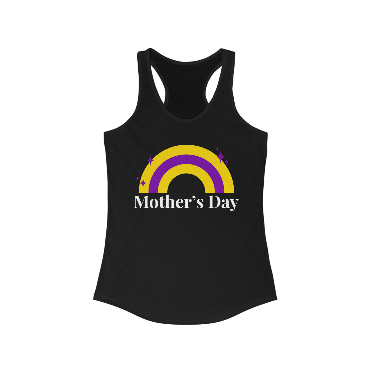 Intersex Pride Flag Mother's Day Ideal Racerback Tank - Mother's Day SHAVA CO