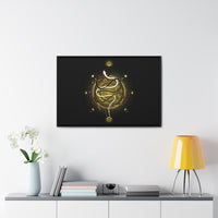 Thumbnail for Yoga Spiritual Meditation Canvas Print With Horizontal Frame - Harmony 888 Angel Number Printify