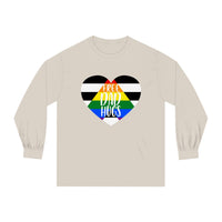 Thumbnail for Straight Ally Pride Flag Unisex Classic Long Sleeve Shirt - Free Dad Hugs Printify