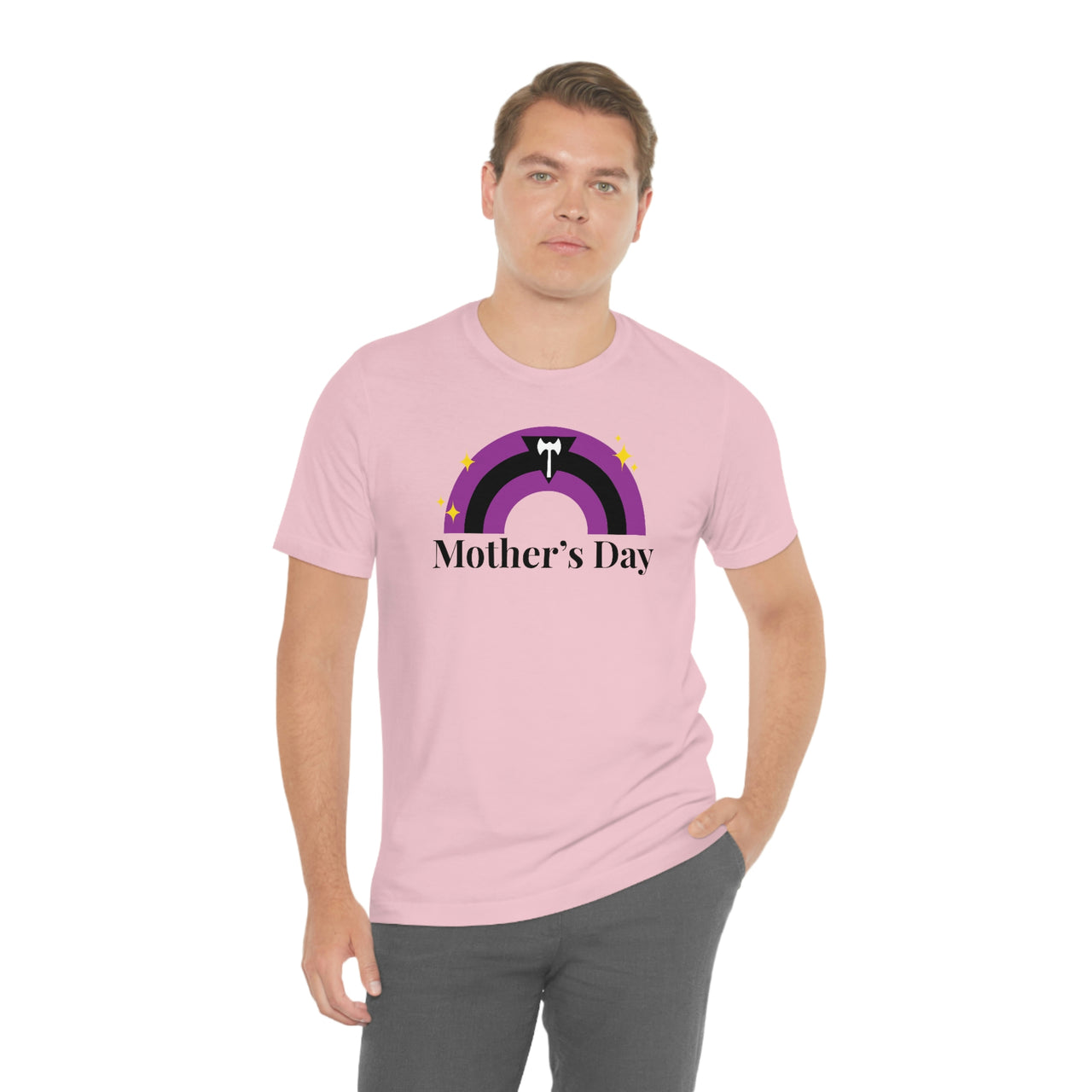 Labrys Lesbian Pride Flag Mother's Day Unisex Short Sleeve Tee - Mother's Day SHAVA CO