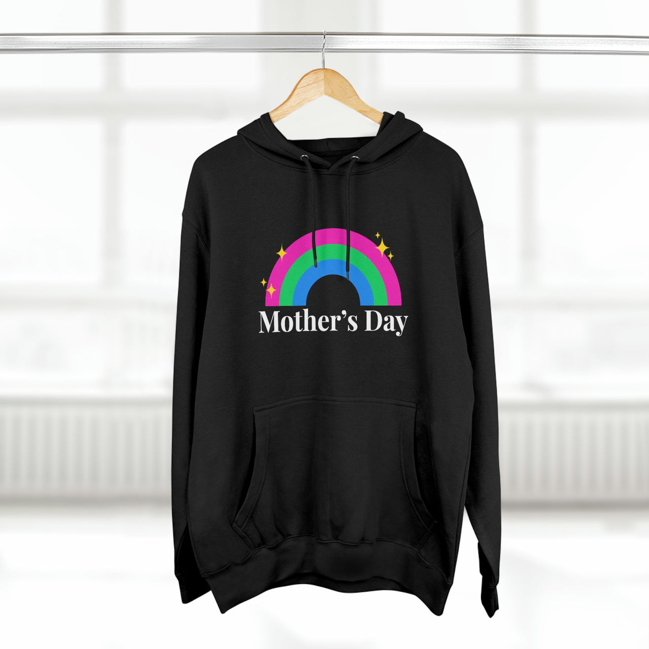 Polysexual Flag Mother's Day Unisex Premium Pullover Hoodie - Mother's Day Printify