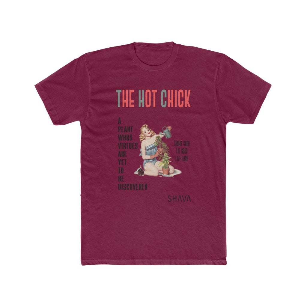 VCC Men's T-shirts Cotton Crew Tee / The hot chick Printify