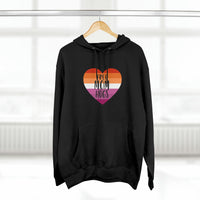 Thumbnail for Lesbian Flag Mother's Day Unisex Premium Pullover Hoodie - Free Mom Hug Printify
