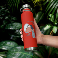 Thumbnail for Affirmation Feminist pro choice Copper Vacuum insulated bottle 22oz -  I am Me Only Me (White Girl) Printify