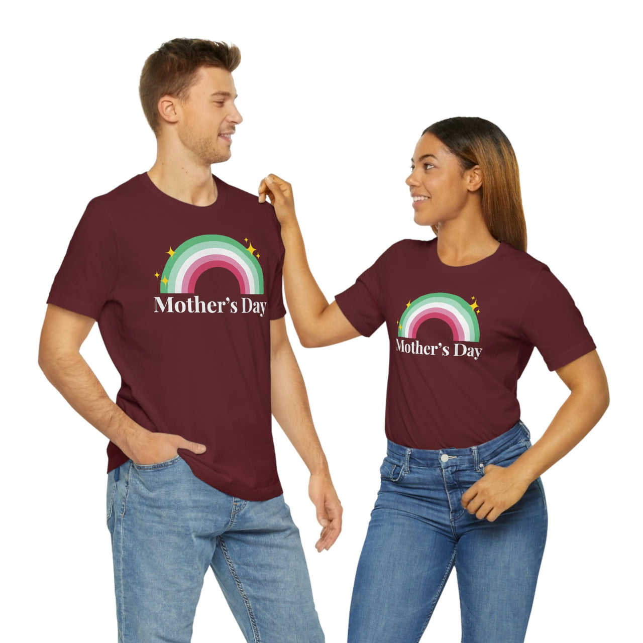 Abrosexual Pride Flag Mother's Day Unisex Short Sleeve Tee - Mother's Day SHAVA CO