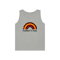 Thumbnail for Rubber Pride Flag Heavy Cotton Tank Top Unisex Size - Father's Day Printify