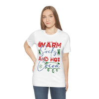 Thumbnail for Merry Christmas T-shirt Unisex Custom T-shirt , Warm socks and hot cocoa Printify