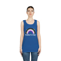 Thumbnail for Asexual Pride Flag Heavy Cotton Tank Top Unisex Size - Father's Day Printify
