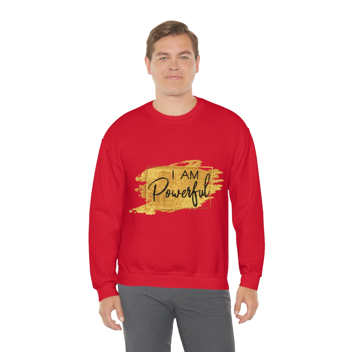 Affirmation Feminist Pro Choice Sweatshirt Unisex  Size –I am Powerful Printify