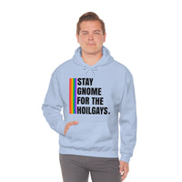 Thumbnail for Unisex Christmas LGBTQ Heavy Blend Hoodie - Staying Gnome For The Holigays Printify