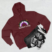 Thumbnail for Asexual Flag Mother's Day Unisex Premium Pullover Hoodie - Mother's Day Printify
