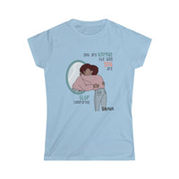 Thumbnail for Affirmation Feminist Pro Choice T-Shirt Women’s Size - You Are Unique (Brown Girl) Printify