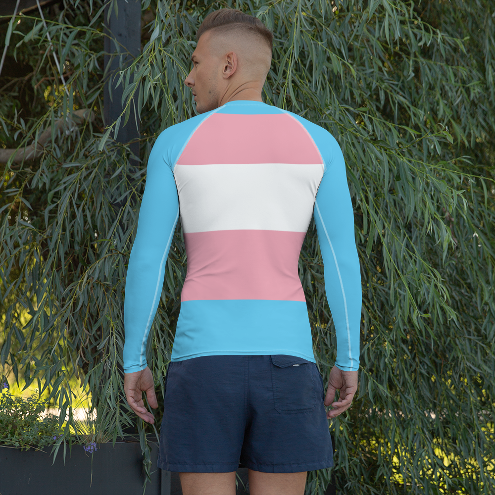 Transgender Flag LGBTQ Long Sleeves Shirts Men’s Size SHAVA
