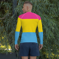 Thumbnail for Pansexual Flag LGBTQ Long Sleeve Shirt Men’s Size SHAVA