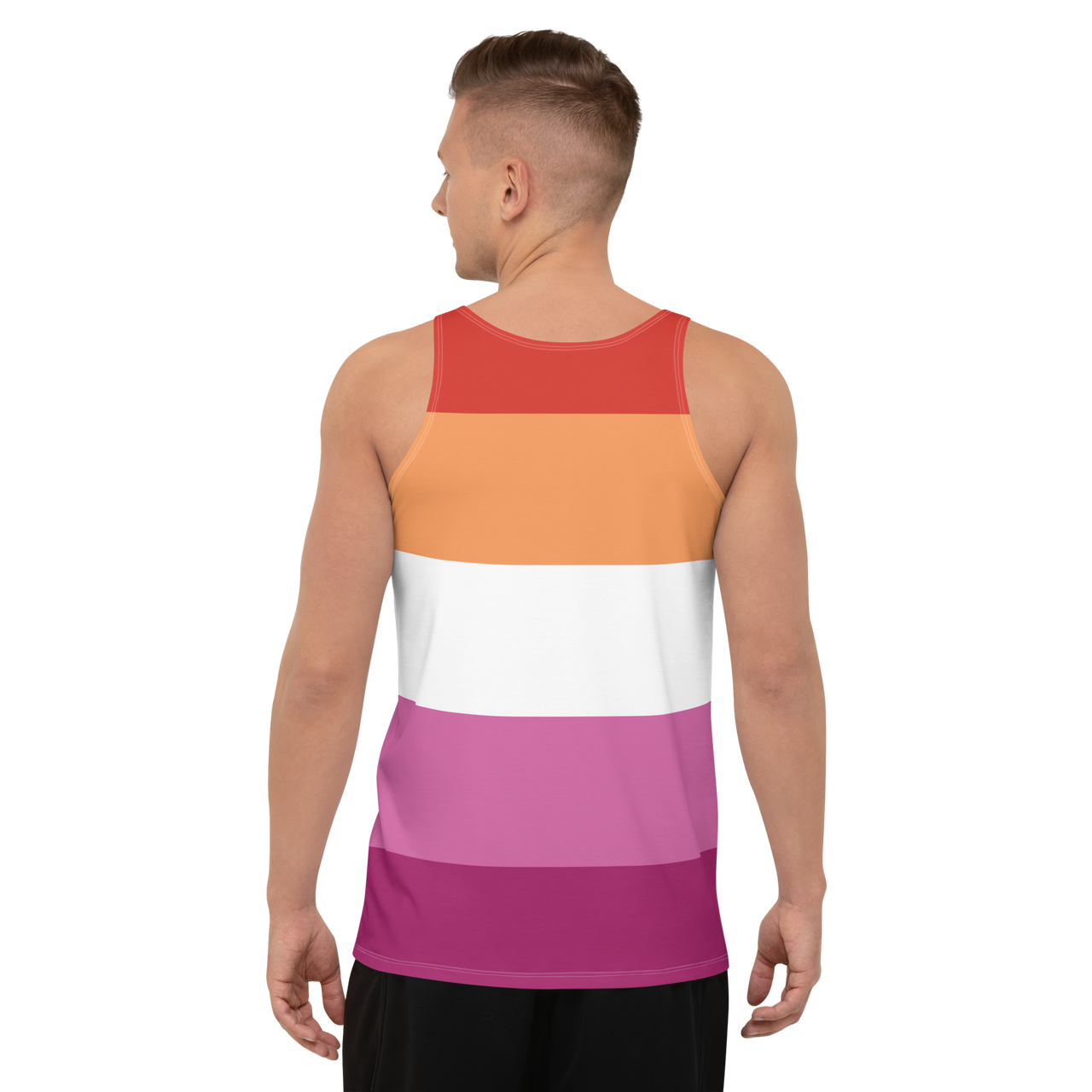 Lesbian Flag LGBTQ Tank Top Unisex Size SHAVA