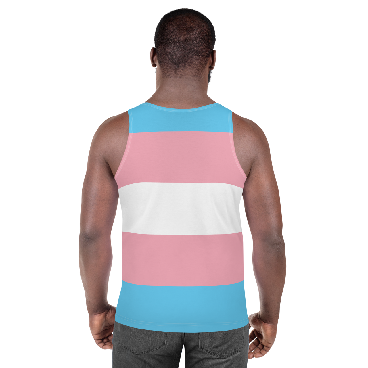 Transgender Flag LGBTQ Tank Top Unisex Size SHAVA
