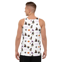 Thumbnail for Men's Halloween All Over Tank Top, Halloween All Over Print Tank Top, Men's Tank Top/Don't be a Basic Witch SHAVA