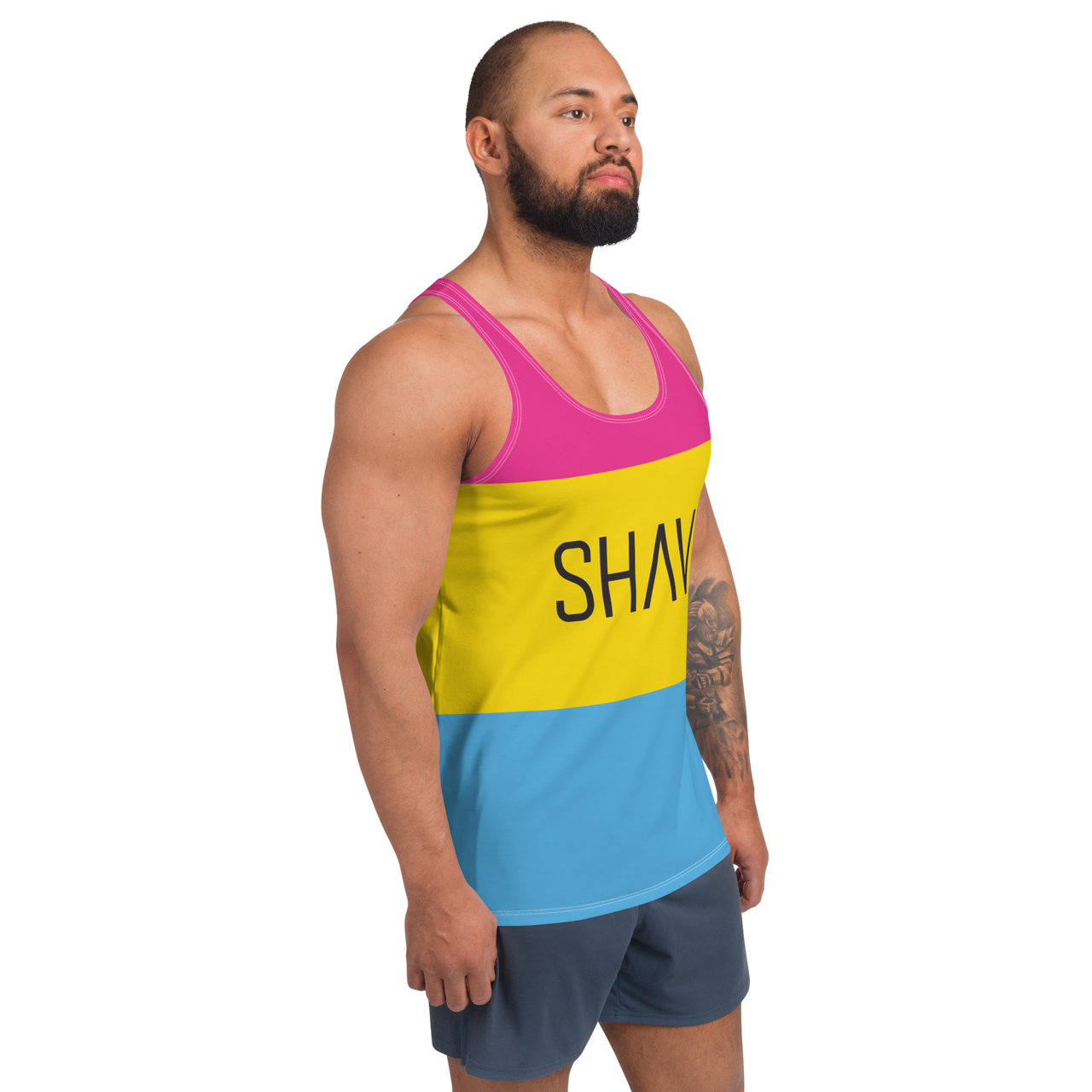 Pansexual Flag LGBTQ Tank Top Unisex Size SHAVA
