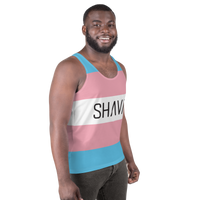 Thumbnail for Transgender Flag LGBTQ Tank Top Unisex Size SHAVA