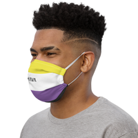 Thumbnail for LGBTQ Face Mask / Celebrating Non Binary Flag SHAVA