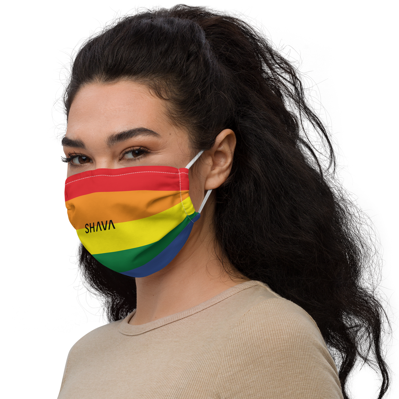 LGBTQ Face Mask / Celebrating Pride Flag SHAVA