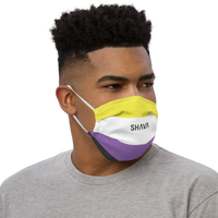 Thumbnail for LGBTQ Face Mask / Celebrating Non Binary Flag SHAVA