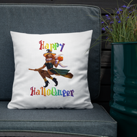 Thumbnail for Transgender Halloween Premium Pillow-Trans Pride LGBT Halloween/Happy HalloQueer SHAVA