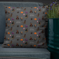 Thumbnail for Halloween Premium Pillow Set, Halloween All Over Print Pillow/Don't be a Basic Witch SHAVA