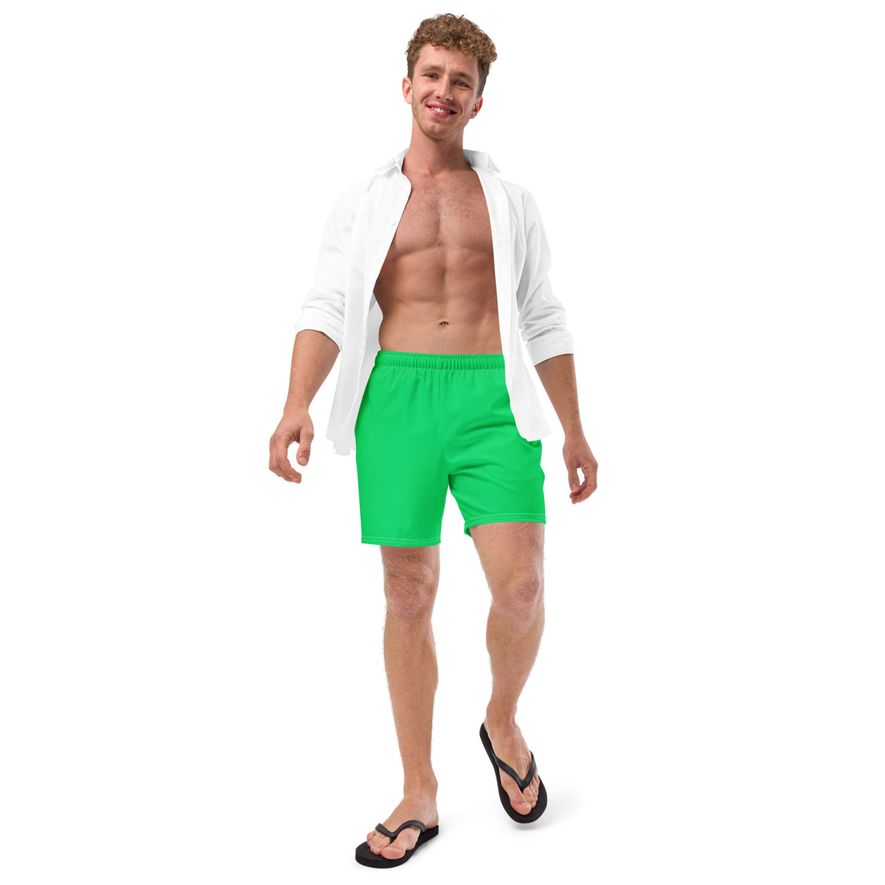 Solid Men's Swim Trunks - Pastel Green SHAVA CO