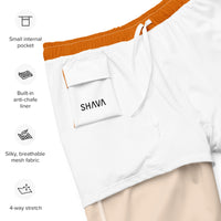 Thumbnail for Solid Men's Swim Trunks - Papaya SHAVA CO