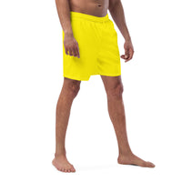 Thumbnail for Solid Men's Swim Trunks - Yellow SHAVA CO